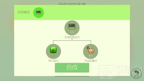 球球大作战生物加密芯片合成图 材料合成公式