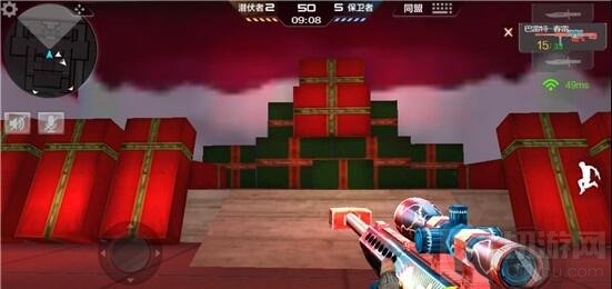 CF手游圣诞狂欢地图玩法解析 站在高点看点位