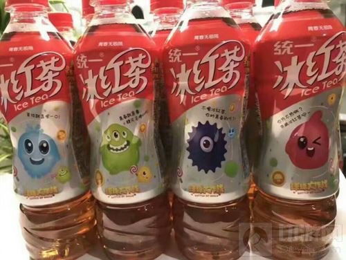 球球大作战什么瓶身的统一冰红茶有机会得光环