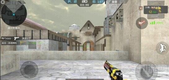 CF手游黑色城镇手枪战对决 一枪就能带走你