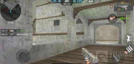 CF手游黑色城镇手枪战对决 一枪就能带走你