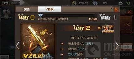 CF手游新V特权分析 VIP等级特权及价格一览