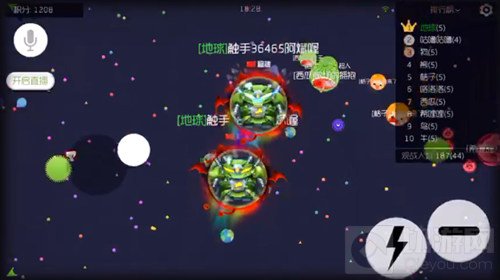 球球大作战满级先祖之力搭配小恶魔截图展示