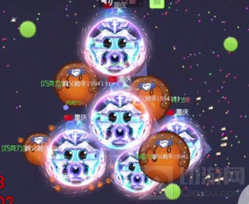 球球大作战极光之幻搭配守护天使游戏截图欣赏