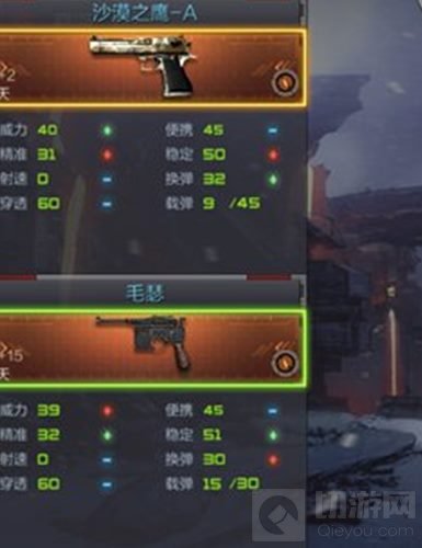 CF手游毛瑟和沙鹰哪个更好 毛瑟是否值得入手