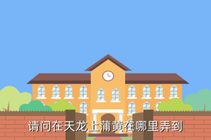 天龙手游丁丁在哪里，请问在天龙上蒲黄在哪里弄到