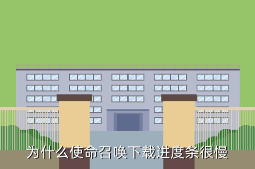 为什么使命召唤下载进度条很慢