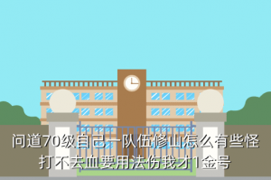 问道手游70级法术怎么打，问道70级自己一队伍修山怎么有些怪打不去血要用法伤我才1金号