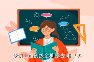 梦幻手游金柳露哪里买，梦幻上面初级金柳露去哪里买
