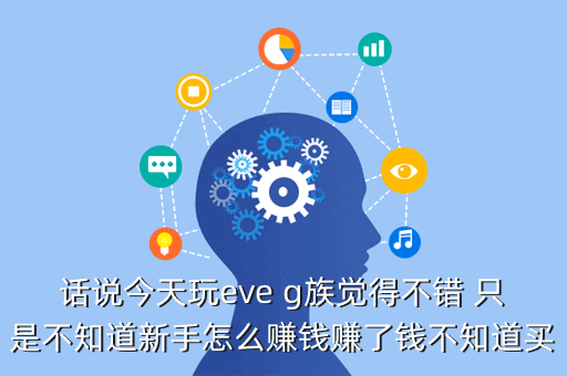 话说今天玩eve g族觉得不错 只是不知道新手怎么赚钱赚了钱不知道买