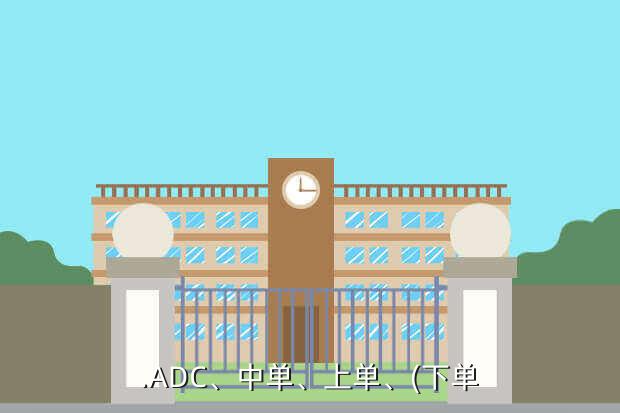 .ADC、中单、上单、(下单