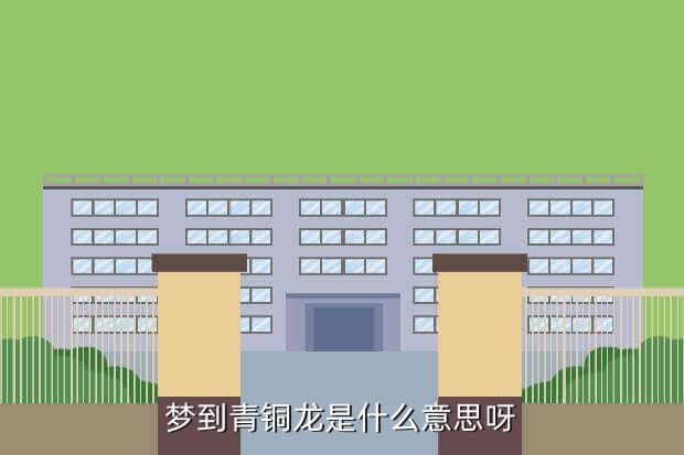 梦到青铜龙是什么意思呀