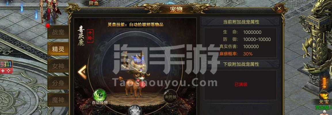 《神魔征途战宠技能搭配攻略》（探索战宠技能组合，成就无敌阵容）-第3张图片-游技攻略库