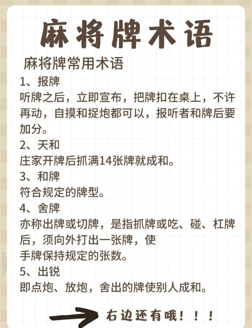 沈阳麻将术语解析