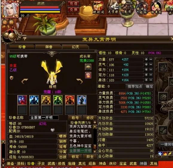 天龙八部手游天龙45级带什么宠物