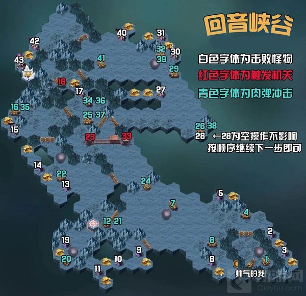 剑与远征回音峡谷通关路线 回音峡谷奇境漫游副本流程图