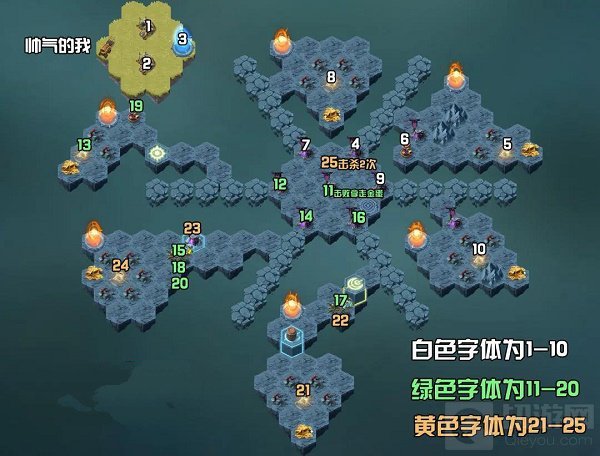 剑与远征雪与火怎么 新奇境雪与火通关线路图介绍奖励一览
