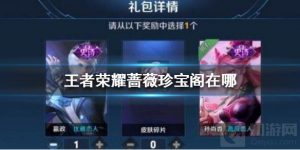 王者荣耀蔷薇珍宝阁怎么进 王者荣耀蔷薇珍宝阁入口开启时间