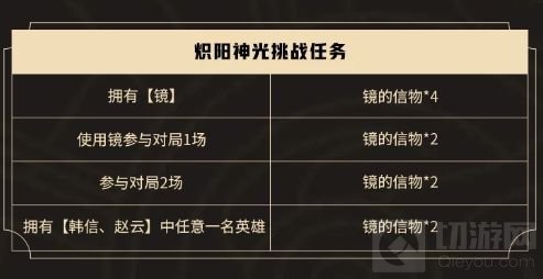 炽阳神光挑战任务攻略