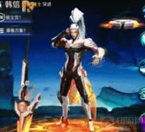 王者荣耀韩信kpl限定皮肤效果 貌似胸有点大