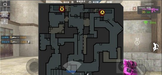 CF手游黑色城镇中路点位详解 玩法套路推荐
