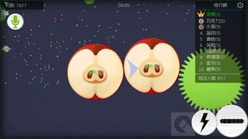 球球大作战什么时候能够吃掉绿刺不被分割成小球