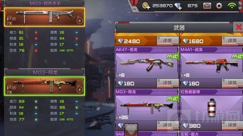 CF手游MG3翔龙和银色杀手哪个好 最强机枪解析