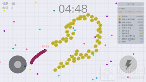 贪吃蛇大作战边控制方向边加速是否可行分析